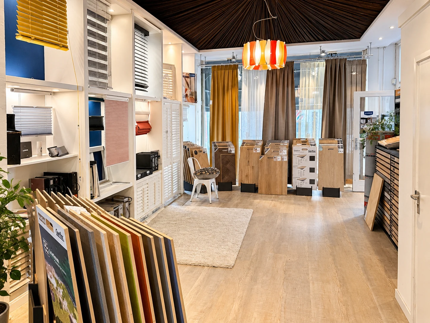 Showroom van GW Vloer & Design in Brielle
